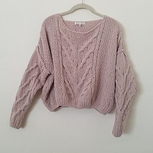 Chunky knit sweater